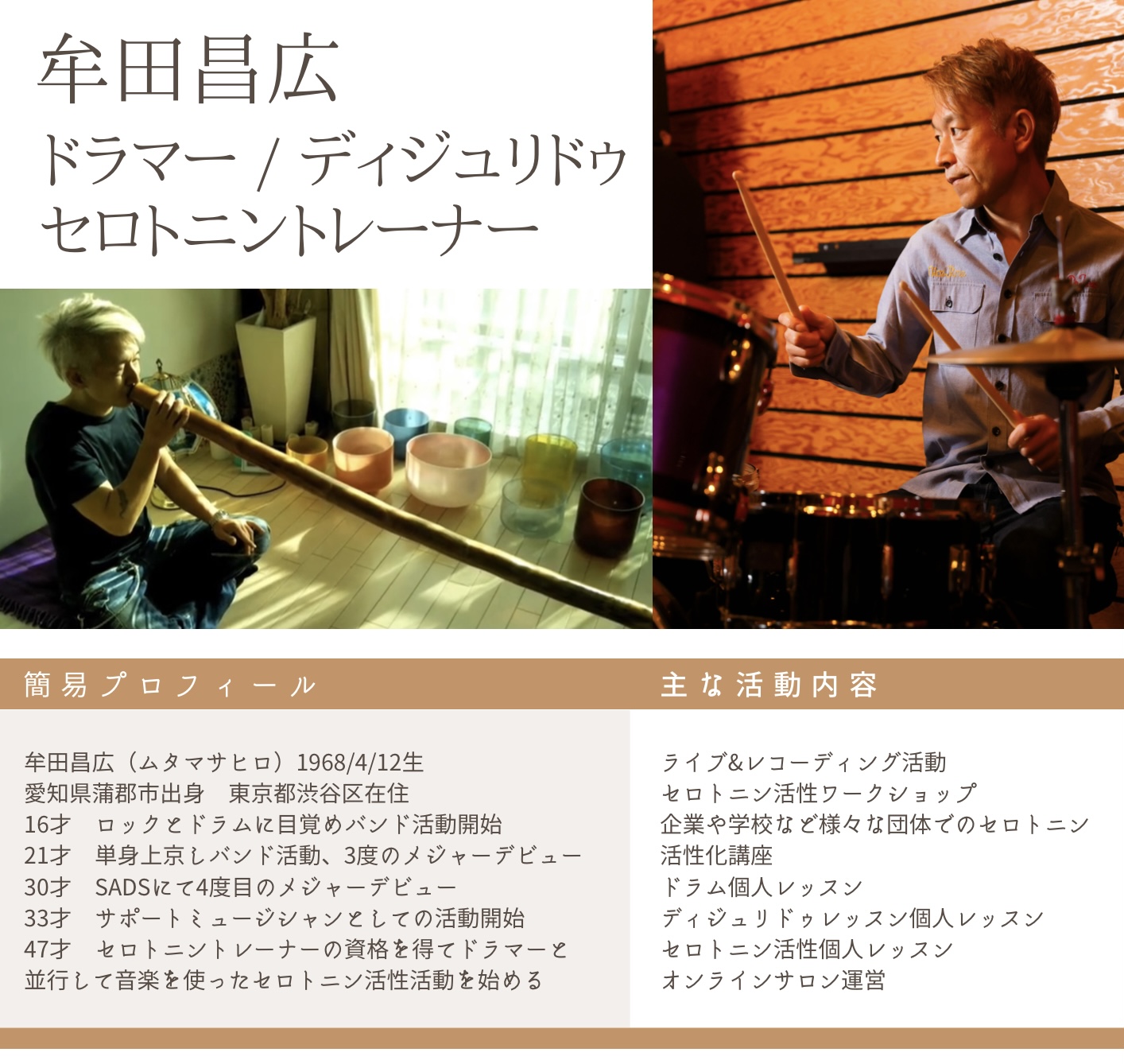 Masahiro Muta Official Web Site